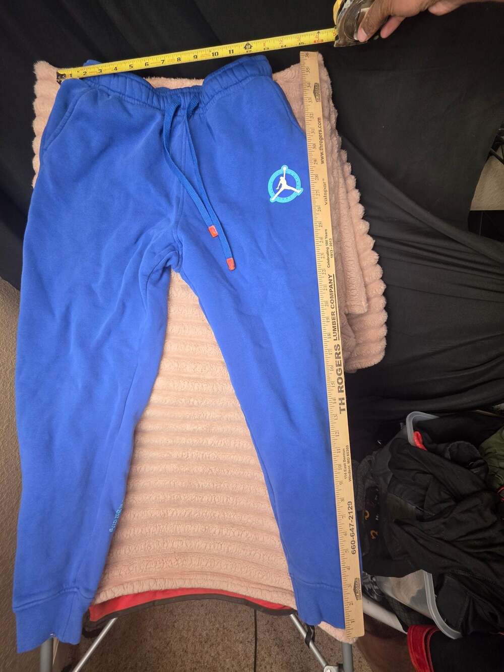 Jordan Flight MVP Fleece Sweatpants in Blue